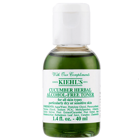 Kiehl's,Cucumber Herbal Alcohal-Free Toner,Cucumber Herbal Alcohal-Free Toner 40 ml,Toner,โทนเนอร์,คิลส์,รีวิว Cucumber Herbal Alcohal-Free Toner
